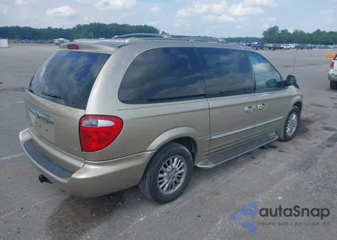 2002 Chrysler Town & Country Limited z USA, uszkodzony, nr VIN 2C8GP64L62R720105